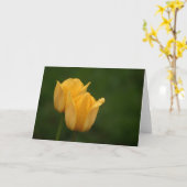 Gele tulpen kaart (Gele Bloem)