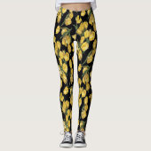 Gele tulpen leggings (Voorkant)