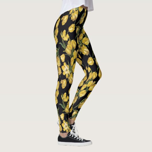 Gele tulpen leggings (Rechts)