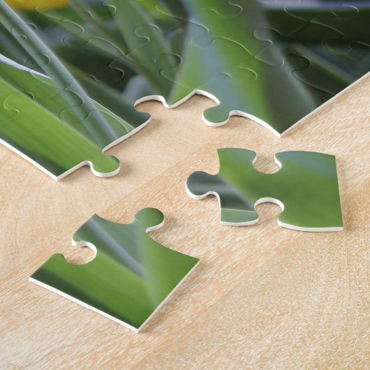 Gele tulpen legpuzzel (Zijkant)