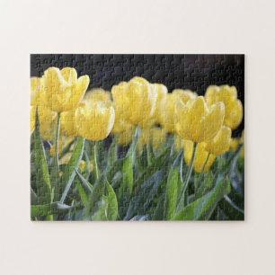 Gele tulpen legpuzzel
