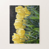 Gele tulpen legpuzzel (Verticaal)