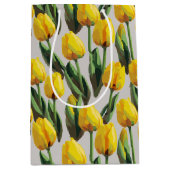 Gele tulpen medium cadeauzakje (Voorkant)