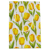 Gele tulpen medium cadeauzakje (Voorkant)