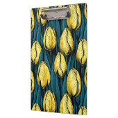 Gele tulpen met blauwe bladeren klembord (Links)