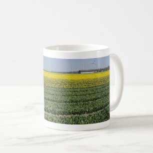 Gele Tulpen Mok van panoramische koffie