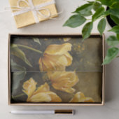 Gele Tulpen  Olieverfschilderij Decoupage Tissuepapier (Geschenk)