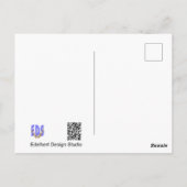 Gele Tulpen Regenboogfijn paasBriefkaart Briefkaart (Achterkant)