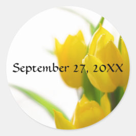 Gele Tulpen - Sticker