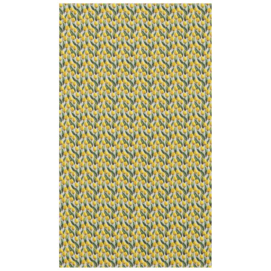 Gele tulpen tafelkleed (Voorkant)