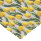 Gele tulpen tafelkleed (Gekanteld)