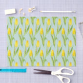 Gele tulpen tissuepapier (Craft)
