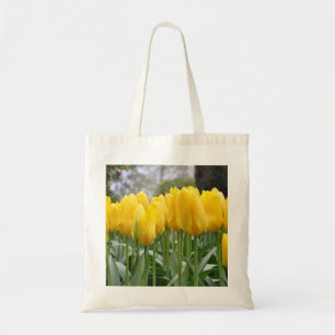 Gele tulpen tote bag