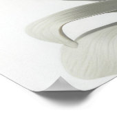 Gele tulpenbloem poster (Hoek)