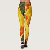 Gele TulpenLeggings Leggings (Achterkant)
