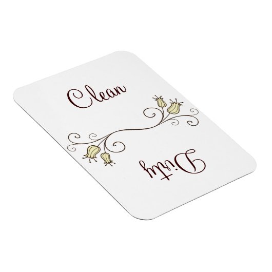 Gele tulpenwasmachine - Vuile magneten (Rechterzijde)