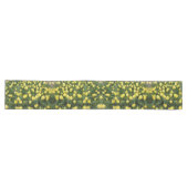 gele Tulps Field Table Runner Lange Tafelloper (Horizontaal)