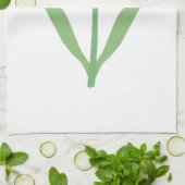 Gele Tulpventilator. Theedoek (Gevouwen)