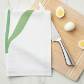 Gele Tulpventilator. Theedoek (Quarter Fold)