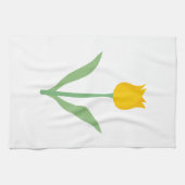 Gele Tulpventilator. Theedoek (Horizontaal)