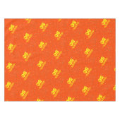 GELE TYPOGRAFIE 50e verjaardag Tafelkleed (Voorkant (Horizontaal))