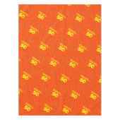 GELE TYPOGRAFIE 50e verjaardag Tafelkleed (Voorkant)