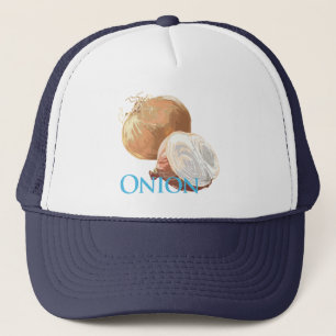 Gele uien trucker pet