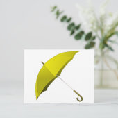 Gele Umbrella Hong Kong Pro-Democracy Movement Briefkaart (Staand voorkant)