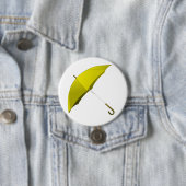 Gele Umbrella Hong Kong Pro-Democracy Movement Ronde Button 7,6 Cm (In situ)