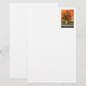 "Gele vaas" Briefpapier (Voorkant / Achterkant)