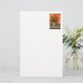 "Gele vaas" Briefpapier (Staand voorkant)