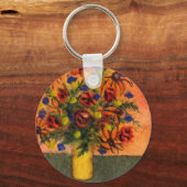 "Gele vaas" Sleutelhanger (Voorkant)