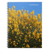 Gele valse indigo/ Wilde Indigo/ Horseflyweed Notitieboek (Voorkant)