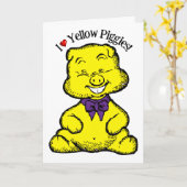 Gele Varkenshag Kaart (Gele Bloem)