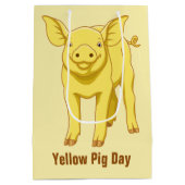 Gele Varkenspijn Dag 17 juli Stapel Varkens Medium Cadeauzakje (Achterkant)