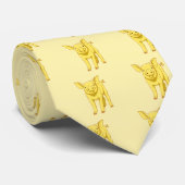 Gele Varkenspijn Dag 17 juli Stapel Varkens Stropdas (Opgerold)