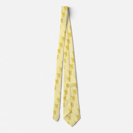 Gele Varkenspijn Dag 17 juli Stapel Varkens Stropdas (Achterkant)