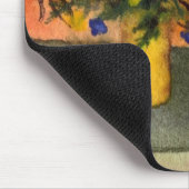 "Gele Vase" Floral Mousepad Muismat (Hoek)