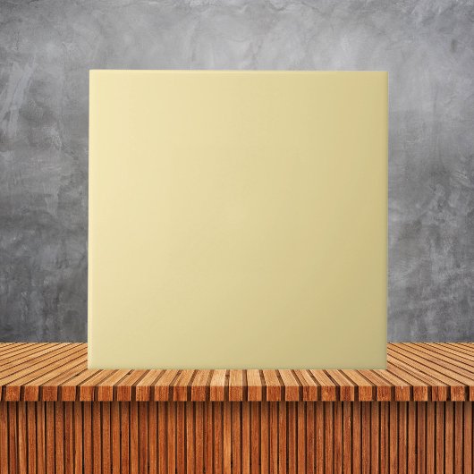 Gele vaste kleur tegeltje