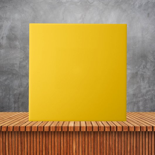 Gele vaste kleur tegeltje