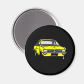 Gele Vauxhall Viva HC Magneet (Voorkant / Achterkant)