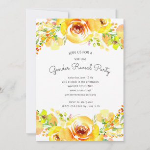 gele velden floral gender onthulling