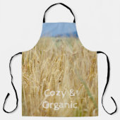 Gele veldvierkante muurklok schort (Voorkant)