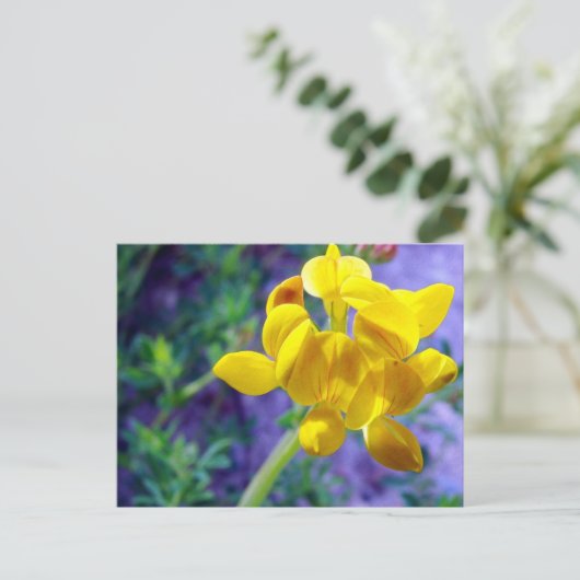 Gele ventiel 2 briefkaart (Staand voorkant)