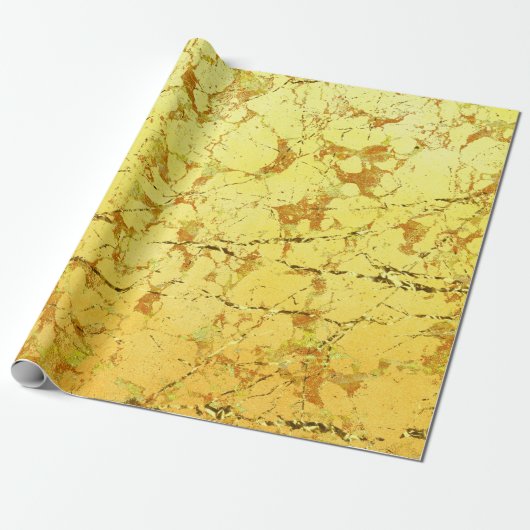 Gele ventiel cadeaupapier (Uitgerold)