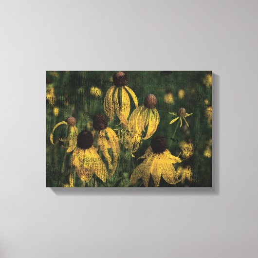 Gele ventiel canvas afdruk (Voorkant)