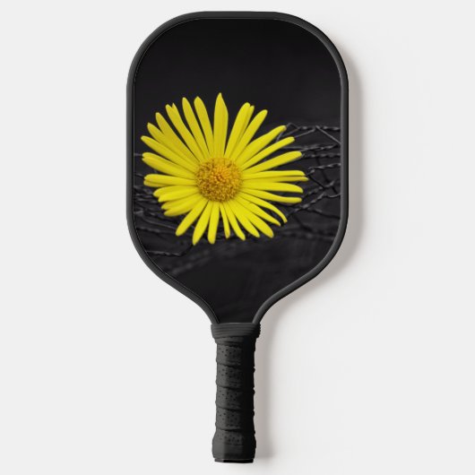 Gele ventiel pickleball paddle (Achterkant)