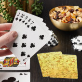 Gele ventiel pokerkaarten (Insitu)
