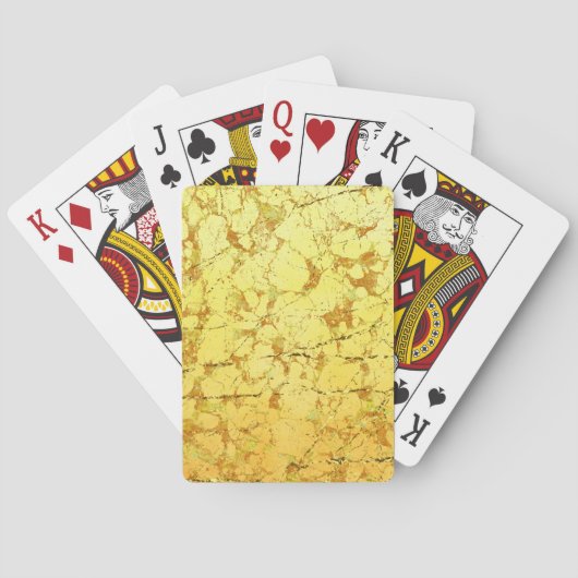 Gele ventiel pokerkaarten (Achterkant)