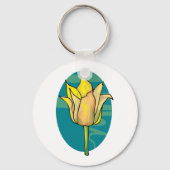 Gele ventiel sleutelhanger (Voorkant)